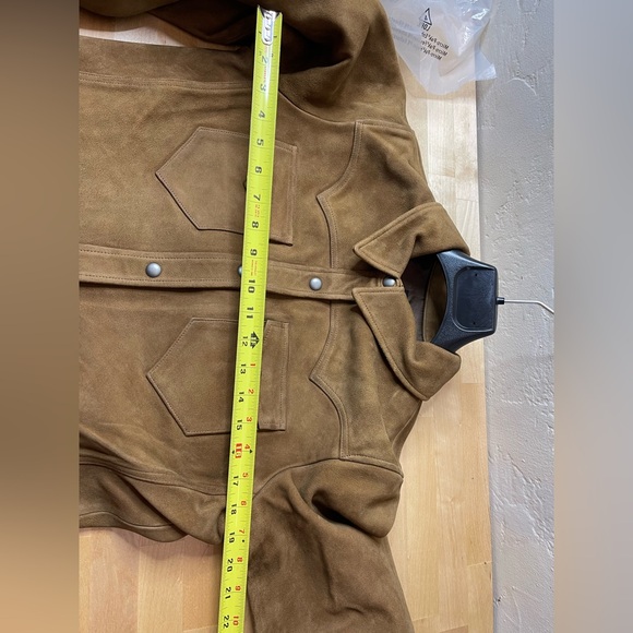 Ralph Lauren  RRL Stiles Sheep Suede 100% jacket Size 3 - Picture 9 of 16